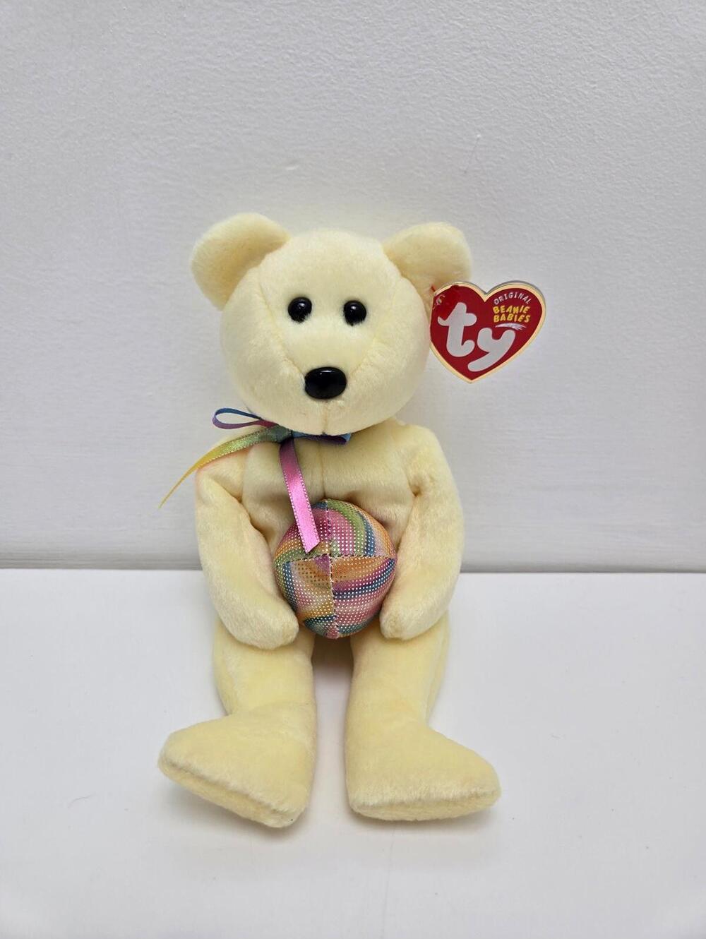 Ty Beanie Baby “Eggbeart” the Yellow Easter Bear! *Internet Exclusive (8.5 inch)